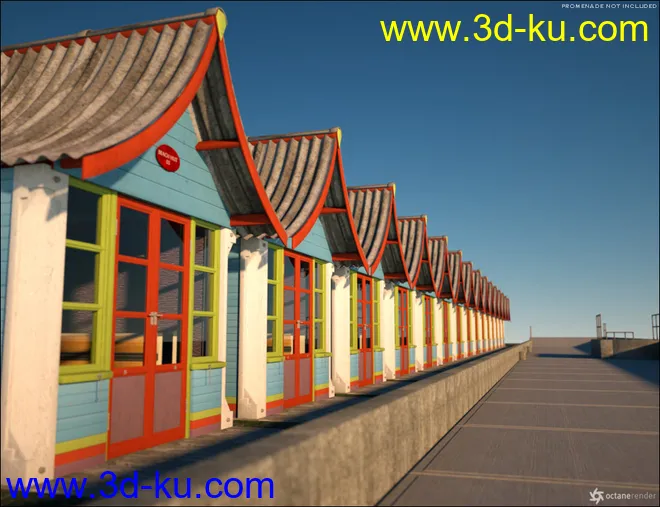 By the Seaside Beach Huts模型的图片10