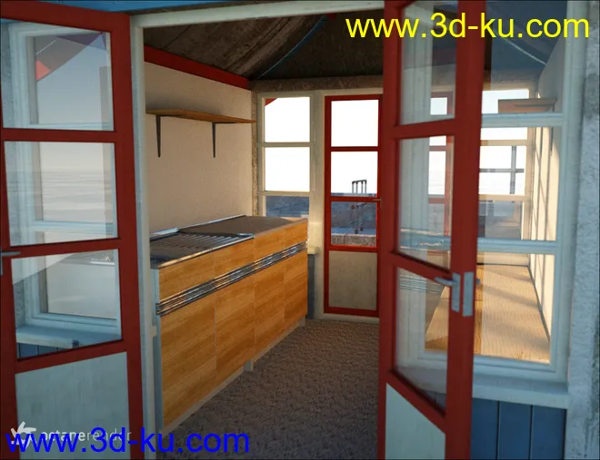 By the Seaside Beach Huts模型的图片12