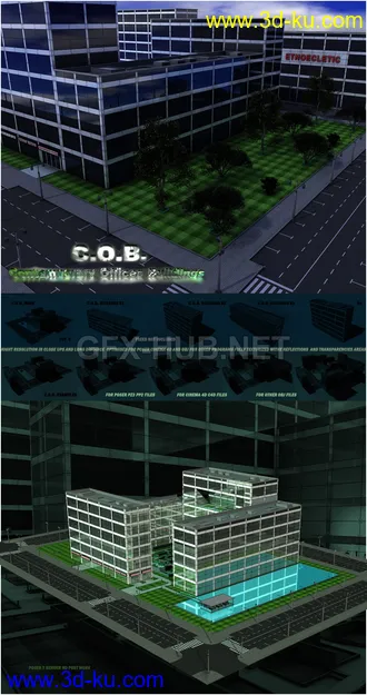 3D打印模型C.O.B. Contemporary Offices Buildings的图片