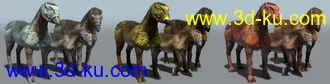 3D打印模型Cabaloro HD for Daz Horse 2的图片