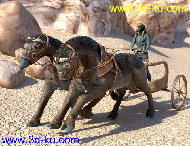 Cabaloro HD for Daz Horse 2模型的图片4