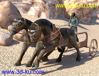 3D打印模型Cabaloro HD for Daz Horse 2的图片