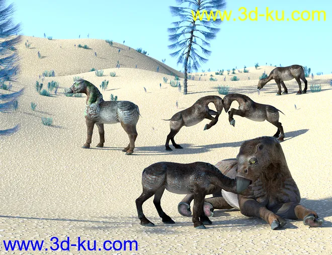 Cabaloro HD for Daz Horse 2模型的图片5