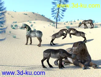 3D打印模型Cabaloro HD for Daz Horse 2的图片