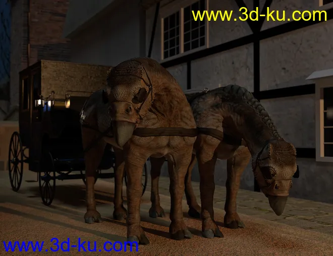 Cabaloro HD for Daz Horse 2模型的图片6