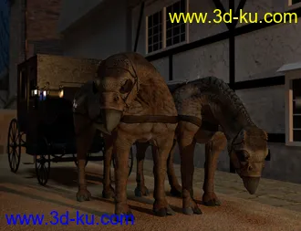 3D打印模型Cabaloro HD for Daz Horse 2的图片