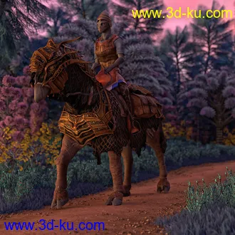 3D打印模型Cabaloro HD for Daz Horse 2的图片