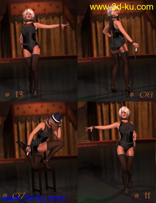 Cabaret Bundle for Genesis 2 Female(s)模型的图片4