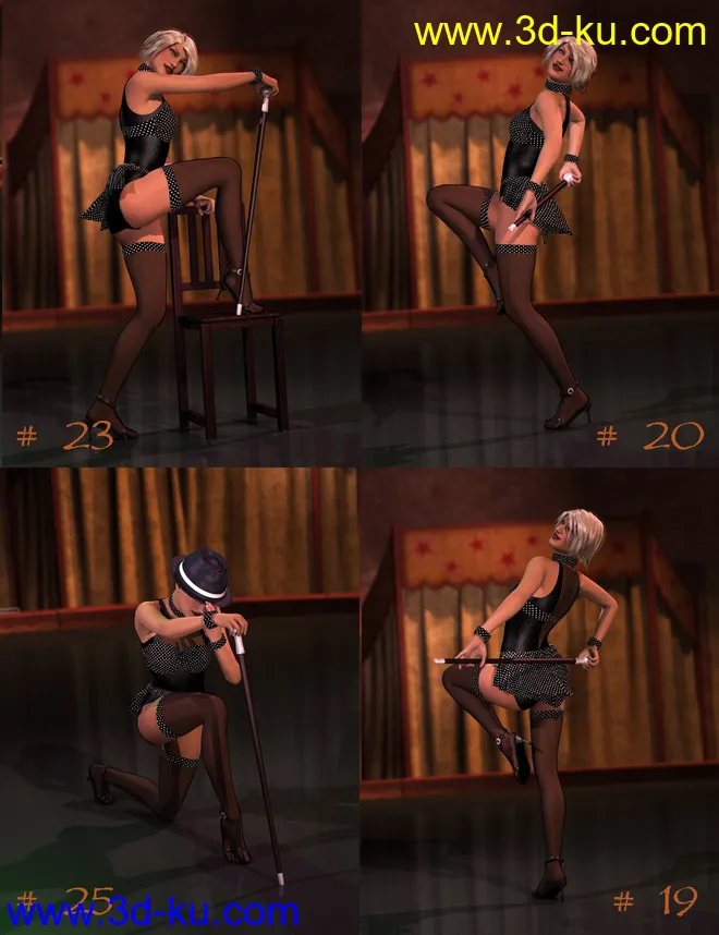 Cabaret Bundle for Genesis 2 Female(s)模型的图片6