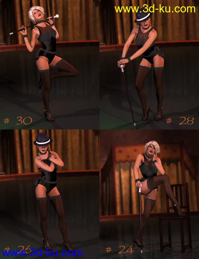 Cabaret Bundle for Genesis 2 Female(s)模型的图片7