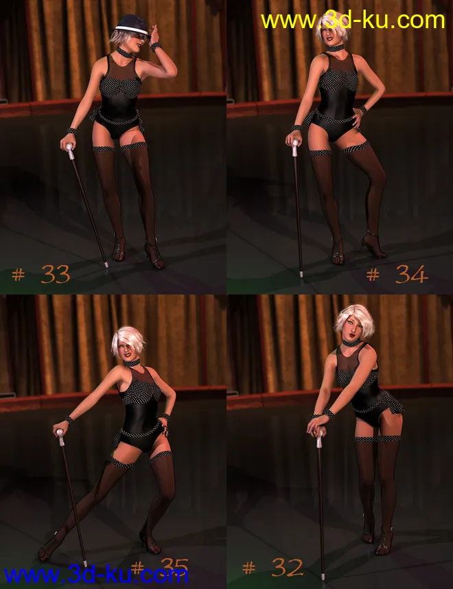 Cabaret Bundle for Genesis 2 Female(s)模型的图片8