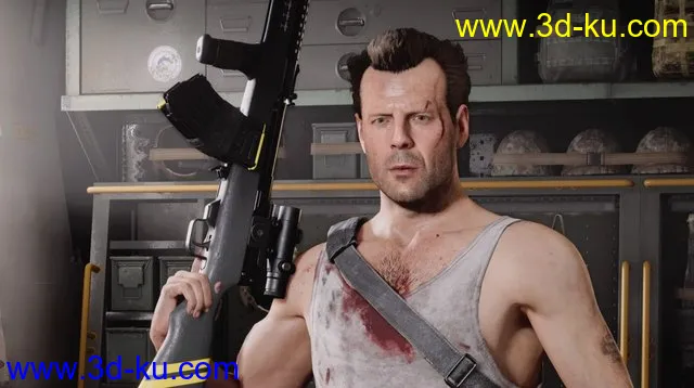 Call of Duty Cold War John McClane in Daz for G8M模型的图片1