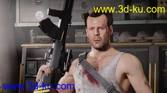 3D打印模型Call of Duty Cold War John McClane in Daz for G8M的图片