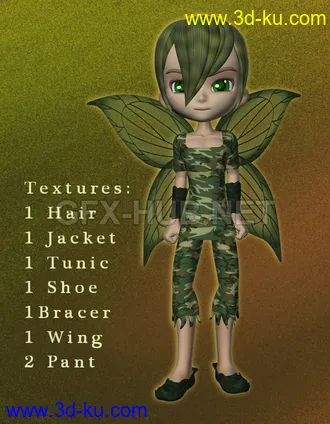 3D打印模型Camouflage for Basil的图片