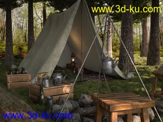 3D打印模型Camping Time的图片