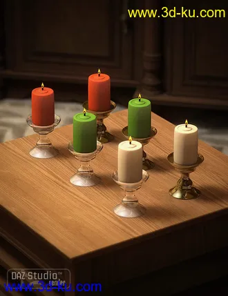3D打印模型Candle Collection的图片