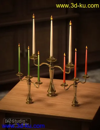 3D打印模型Candle Collection的图片