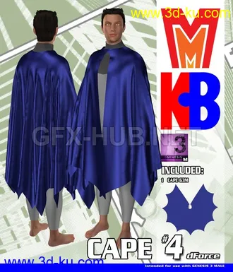 3D打印模型Cape 004 MMKBG3M dForce的图片