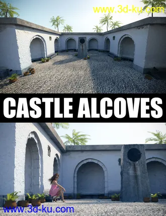 3D打印模型Castle Alcoves - Photo Scanned Scene的图片