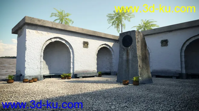 Castle Alcoves - Photo Scanned Scene模型的图片4