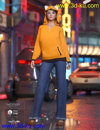 3D打印模型Casual Kitty - Spirit的图片