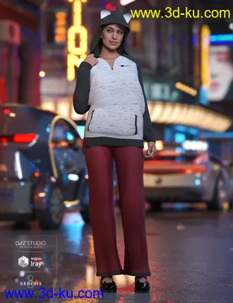 3D打印模型Casual Kitty - Spirit的图片