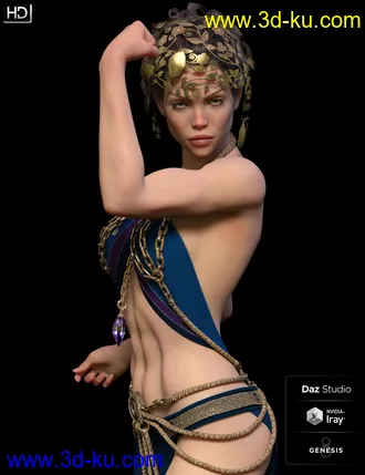 3D打印模型Cataleya HD for Genesis 8 Female的图片