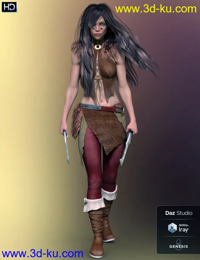 Cataleya HD for Genesis 8 Female模型的图片5