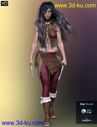 3D打印模型Cataleya HD for Genesis 8 Female的图片
