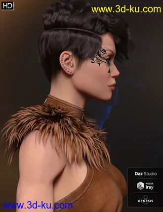 3D打印模型Cataleya HD for Genesis 8 Female的图片