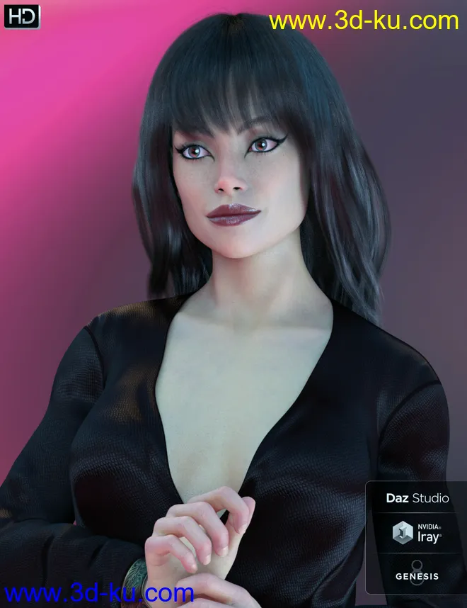 Cataleya HD for Genesis 8 Female模型的图片7