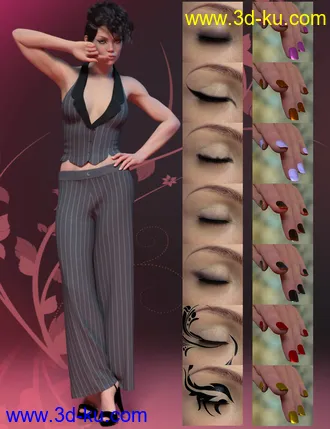 3D打印模型Cataleya HD for Genesis 8 Female的图片