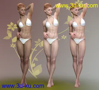 3D打印模型Cataleya HD for Genesis 8 Female的图片