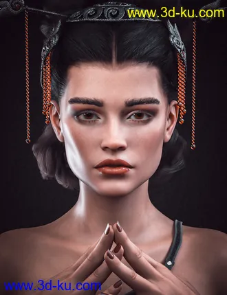 3D打印模型CB Dakota HD For Genesis 8.1 Females的图片