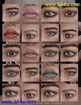 3D打印模型CB Dakota HD For Genesis 8.1 Females的图片