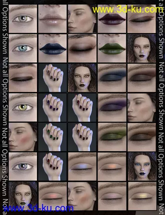 3D打印模型CB Gwendolin for Genesis 8 Female的图片