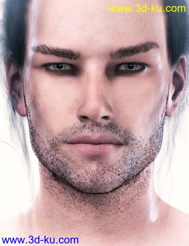 CB Habben HD For Genesis 8 Male模型的图片1