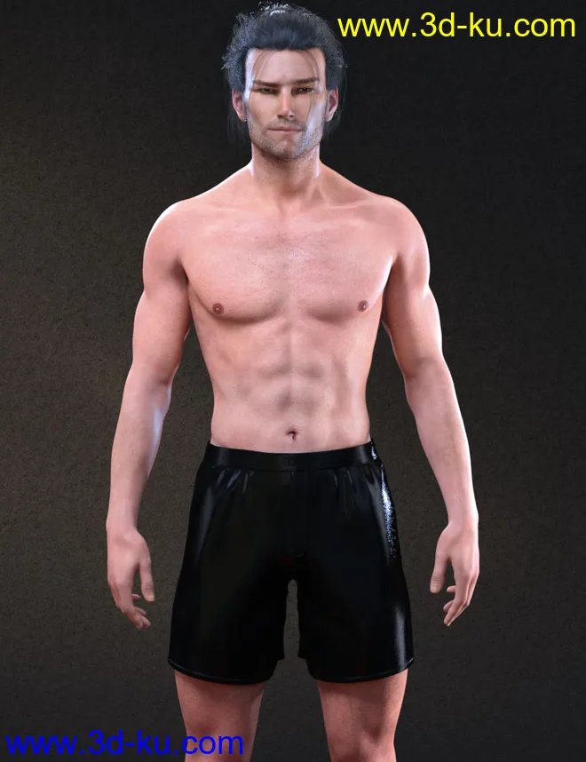 CB Habben HD For Genesis 8 Male模型的图片6