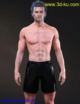 3D打印模型CB Habben HD For Genesis 8 Male的图片