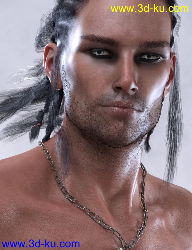 CB Habben HD For Genesis 8 Male模型的图片7