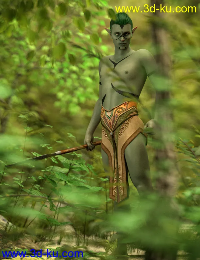 CC Elandor for Genesis 8 Male模型的图片2