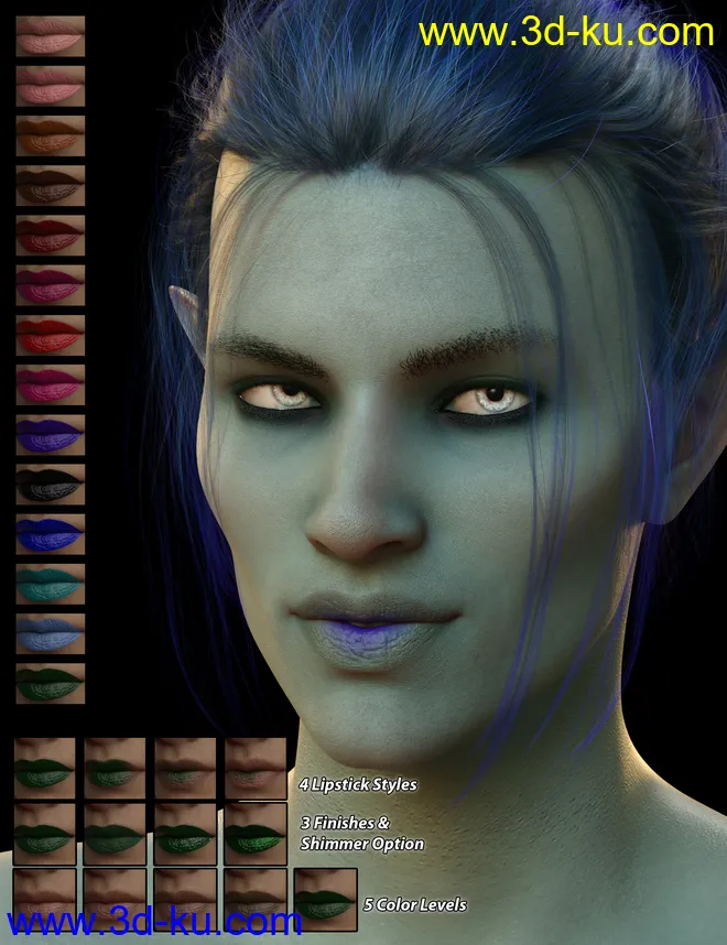CC Elandor for Genesis 8 Male模型的图片3