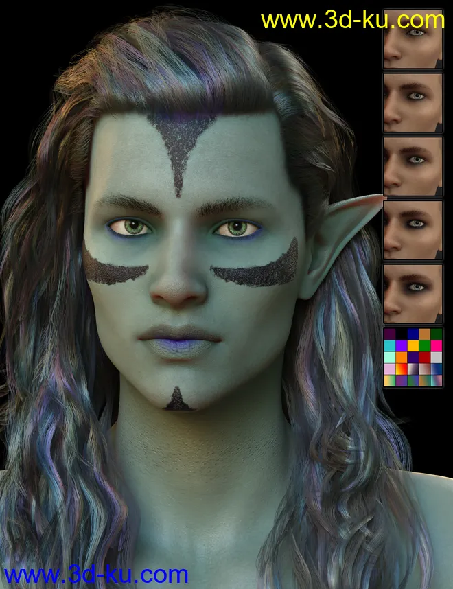 CC Elandor for Genesis 8 Male模型的图片4
