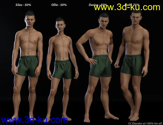 CC Elandor for Genesis 8 Male模型的图片18