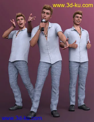 3D打印模型CDI Comedian Poses for Genesis 8.1 Male的图片