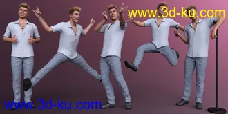 3D打印模型CDI Comedian Poses for Genesis 8.1 Male的图片