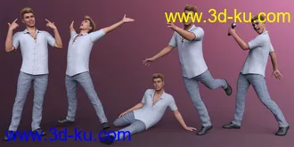 3D打印模型CDI Comedian Poses for Genesis 8.1 Male的图片