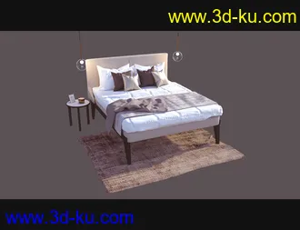 3D打印模型Cecilia House Bed Furniture的图片