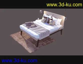 3D打印模型Cecilia House Bed Furniture的图片