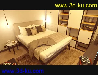 3D打印模型Cecilia House Bed Furniture的图片